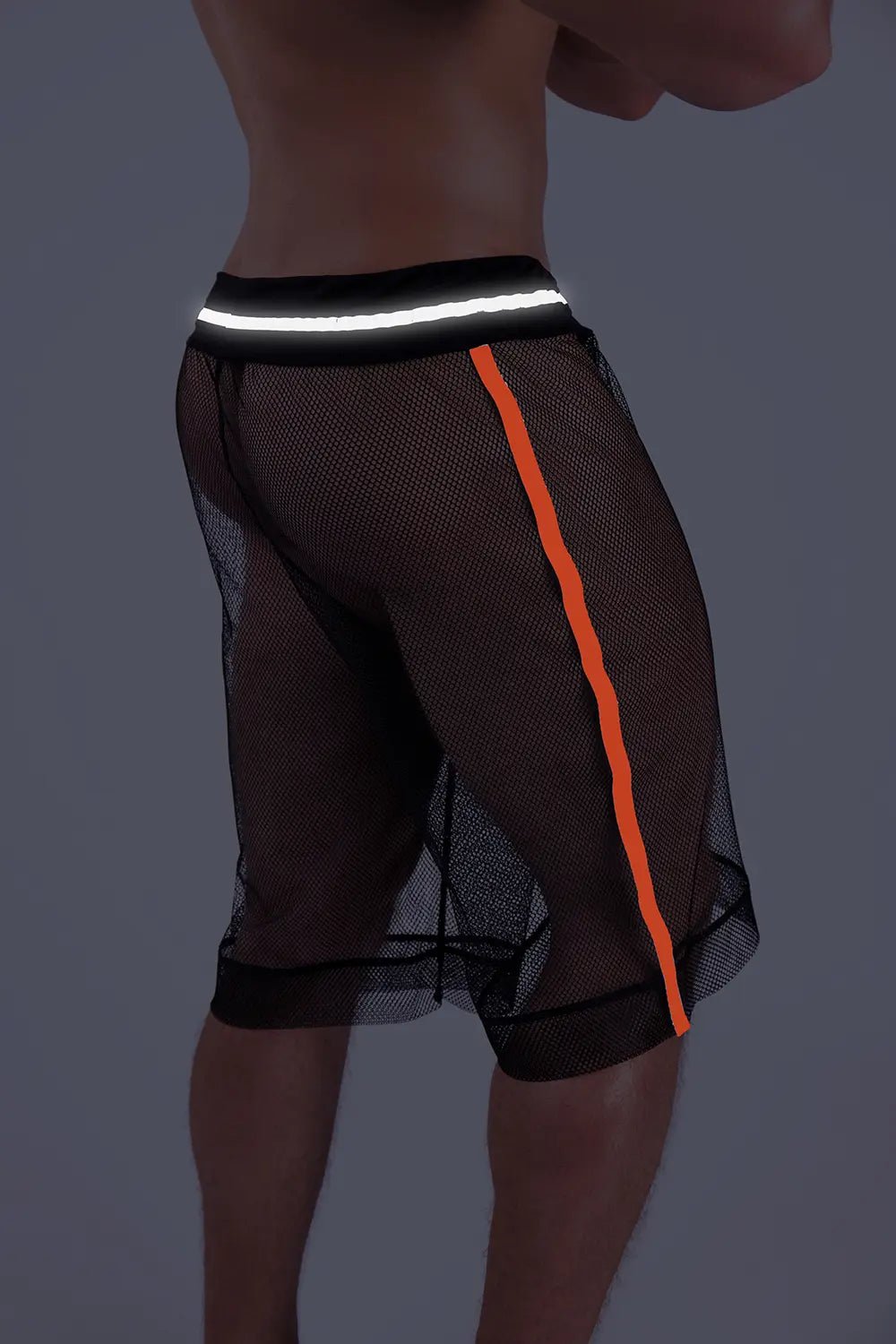 Youngero. Knee - Length Shorts. Regular Rear. Orange Neon - Maskulo - MSH223-Y1 - Maskulo EU Global Online Store