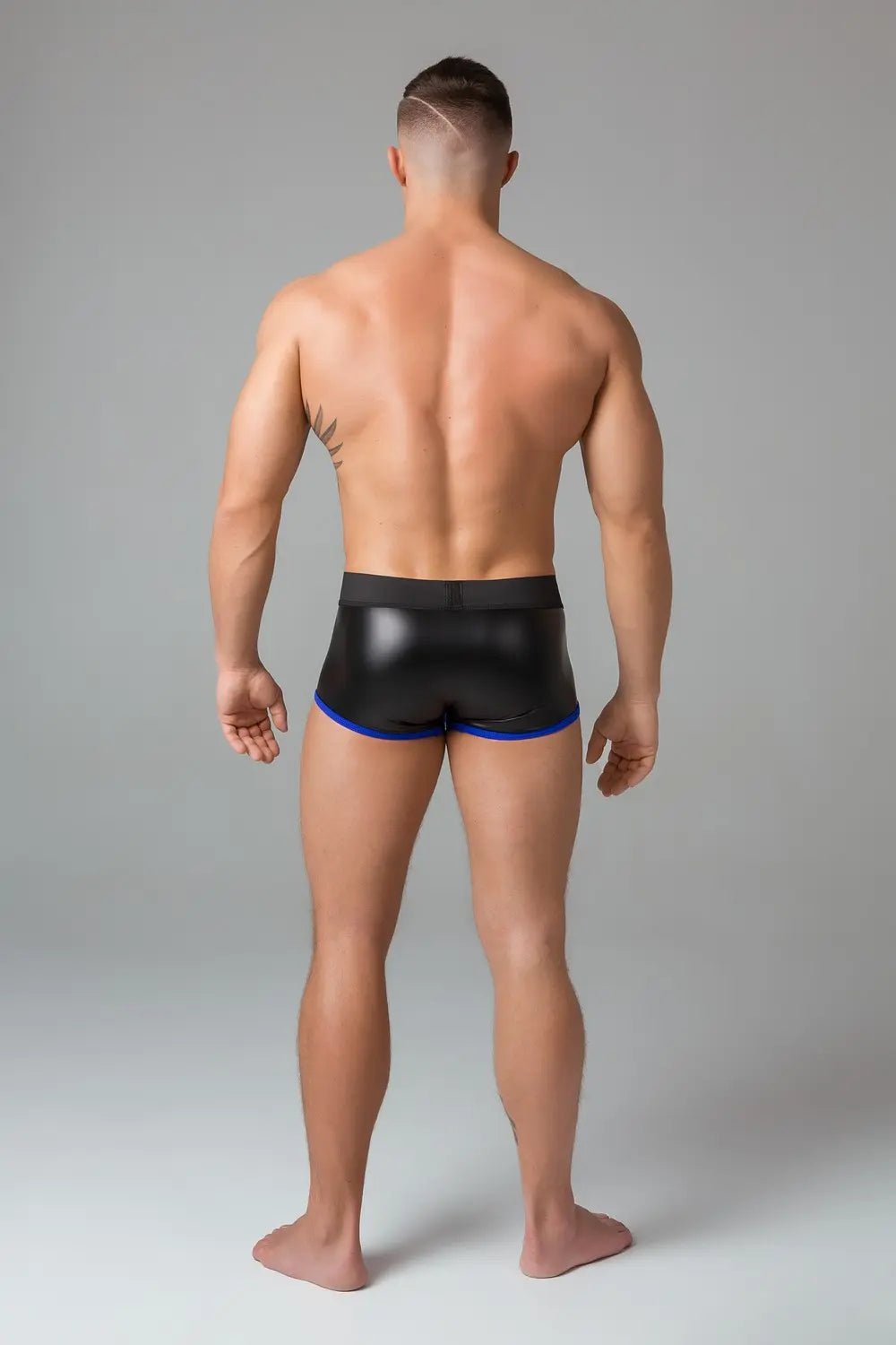 Youngero. Trunks. Mesh Codpiece. Regular Rear. Blue Royal - Maskulo - MTR126-Y1 - Maskulo EU Global Online Store