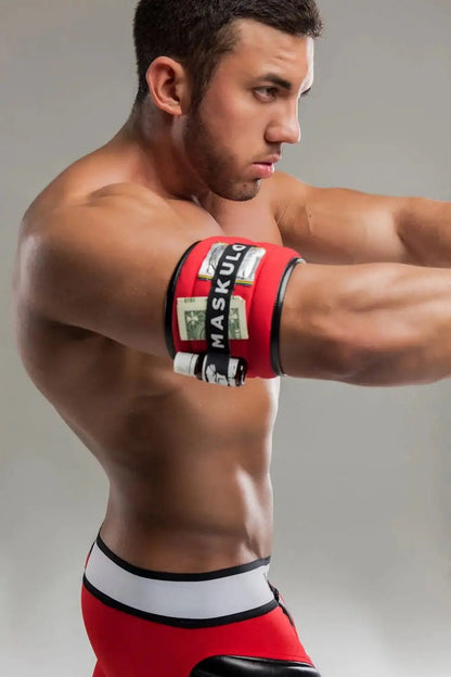 Armored. Biceps Band. Red - Maskulo - MAC161-Y1 - Maskulo EU Global Online Store