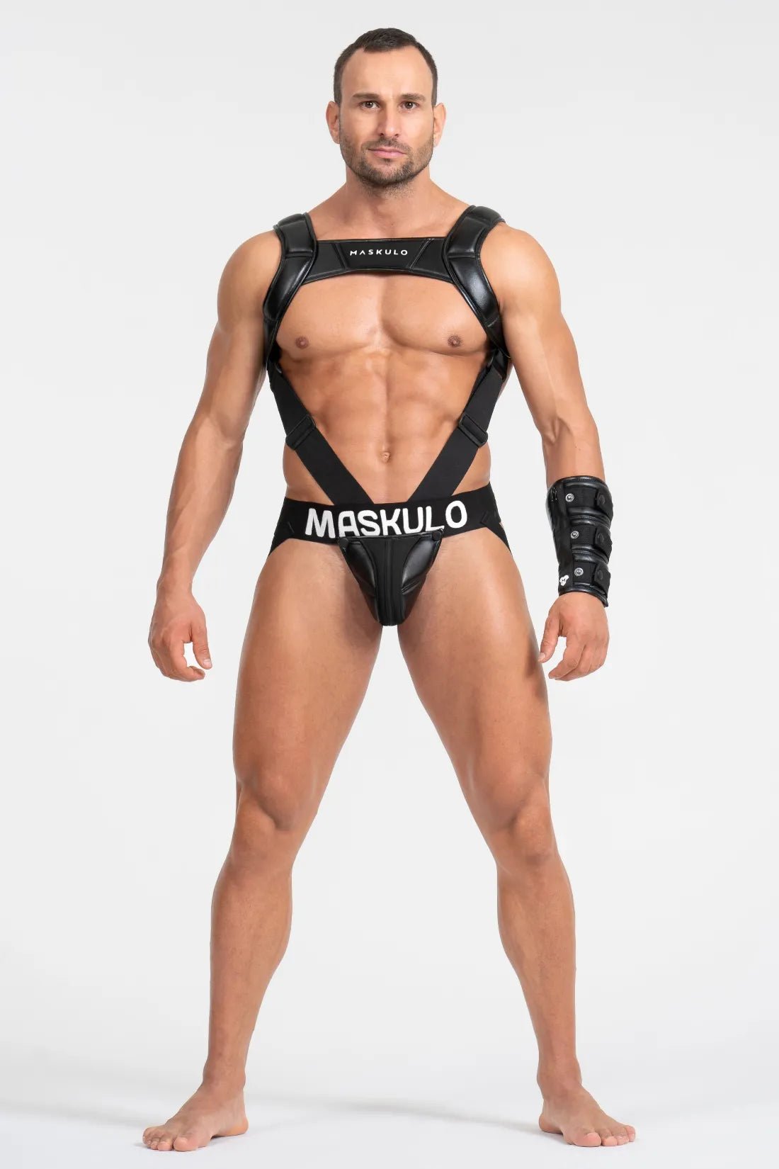 Black body harness with push-up effect, size XL (MHR121-Y4) from Maskulo Global (EU) online store. Price â‚¬131.
