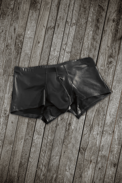 Ted Aquario. Shiny Shorts. Black - Maskulo - MSH281-Y1 - Maskulo EU Global Online Store