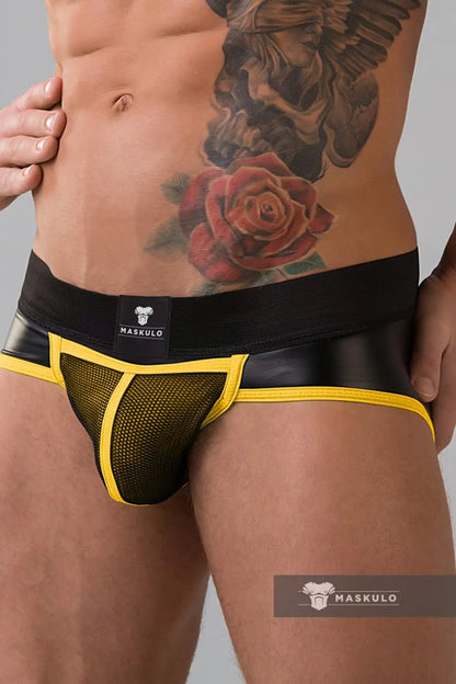 Youngero. Briefs. Mesh Codpiece. Regular Rear - Maskulo - MBR156-Y1 - Maskulo EU Global Online Store