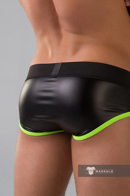 Youngero. Briefs. Mesh Codpiece. Regular Rear. Neon - Maskulo - MBR157-Y1 - Maskulo EU Global Online Store