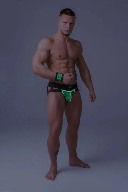 Youngero. Jockstraps. Mesh Codpiece. Neon - Maskulo - MJS164-Y1 - Maskulo EU Global Online Store