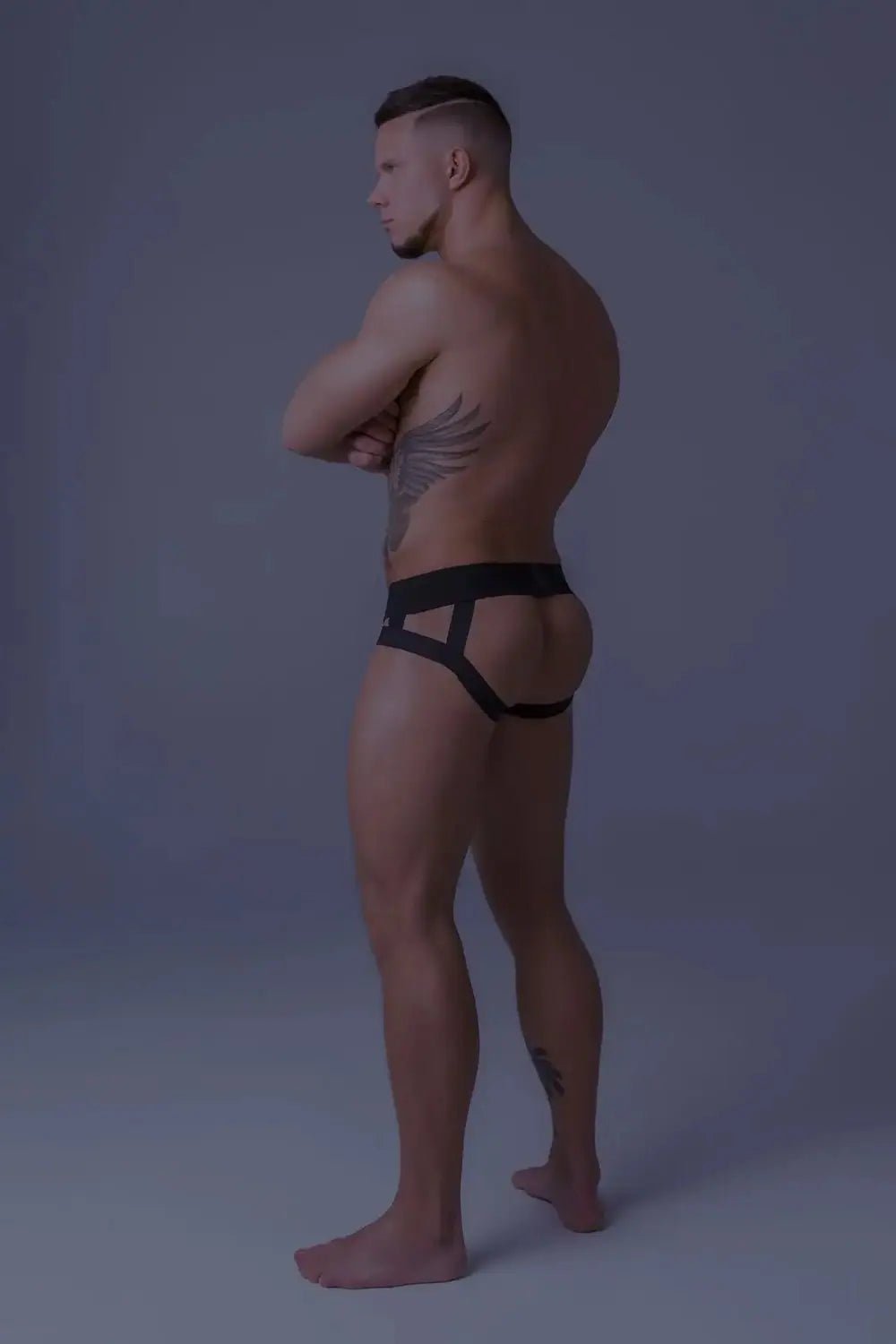 Youngero. Jockstraps. Mesh Codpiece. White Neon - Maskulo - MJS166-Y1 - Maskulo EU Global Online Store